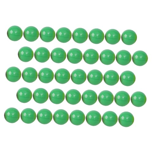 ELAYARD 100 Stück Teiliges Grüne Lotteriekugeln Nahtlose Wiederverwendbare PVC Glücksspielbälle mit Offenem Design Leicht Kompakt für Party und Veranstaltungsaktivitäten für Ziehungen und von ELAYARD