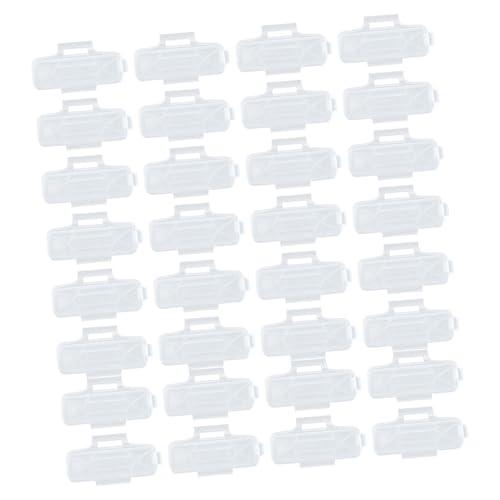 ELAYARD 100 Stück Transparente Kabelbeschriftungsbox Leicht Flexibel Kabelmarkierung für Elektrokabel Einfache Installation ohne Werkzeug Vielseitig Einsetzbar ELAYARD 100 Stück Transparente Kabelbeschriftungsbox Leicht Flexibel Kabelmarkierung für Elektrokabel Einfache Installation ohne Werkzeug Vielseitig Einsetzbar von ELAYARD