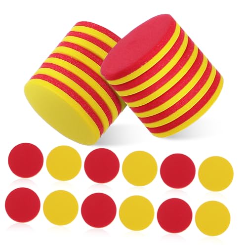 ELAYARD 100 Teiliges Bunte EVA Rechenscheiben Robust Flexibel Zählbare Lernchips für Mathezählsteine Vielseitig Einsetzbar Farbenfrohes Mathematikspielzeug von ELAYARD