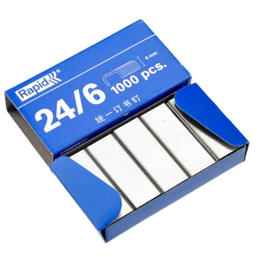 ELAYARD 1000 Stck Heftklammern Galvanisiert Set für Büro Tacker Heftgerät Klammern Standard Kompatibel Langlebig und Rostfrei ELAYARD 1000 Stck Heftklammern Galvanisiert Set für Büro Tacker Heftgerät Klammern Standard Kompatibel Langlebig und Rostfrei von ELAYARD