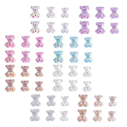 ELAYARD 100Stücke Bärenform Fingernagel Dekore Nagelcharms für Nagelkunst Nagelzubehör für Damen und Sicher für Natürliche und Künstliche ELAYARD 100Stücke Bärenform Fingernagel Dekore Nagelcharms für Nagelkunst Nagelzubehör für Damen und Sicher für Natürliche und Künstliche von ELAYARD