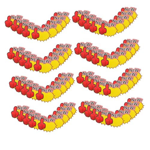 ELAYARD 100Stücke Leere Papierschilder Sternform Vielseitige Einzelhandelsetiketten für Preisauszeichnungen Benutzerfreundlich für Supermärkte Verkaufsaktionen ELAYARD 100Stücke Leere Papierschilder Sternform Vielseitige Einzelhandelsetiketten für Preisauszeichnungen Benutzerfreundlich für Supermärkte Verkaufsaktionen von ELAYARD