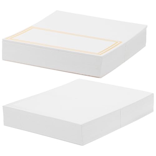 ELAYARD 100Stücke Namenskarten aus Kraftpapier Leere Tischkarten für Hochzeiten Platzkarten für Gäste Beschriftbar für Hochzeitsfeiern und Veranstaltungen ELAYARD 100Stücke Namenskarten aus Kraftpapier Leere Tischkarten für Hochzeiten Platzkarten für Gäste Beschriftbar für Hochzeitsfeiern und Veranstaltungen von ELAYARD