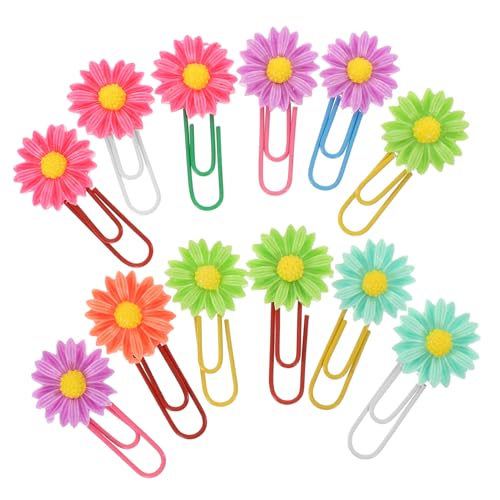 ELAYARD 12 Stck Teiliges Dekoratives Blumen Kleine Goldfarbene Lesezeichen Büroklammern aus Praktische Markierungsklammern für Büro Schule und Scrapbooking ELAYARD 12 Stck Teiliges Dekoratives Blumen Kleine Goldfarbene Lesezeichen Büroklammern aus Praktische Markierungsklammern für Büro Schule und Scrapbooking von ELAYARD