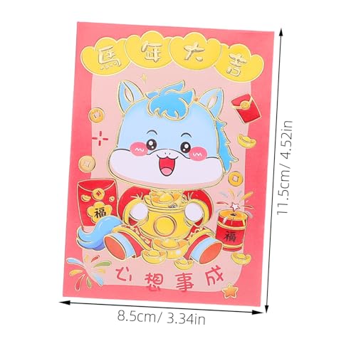ELAYARD 120 Stück Jahr Des Pferdes Rote Umschläge Pferde Design Hong Bao für Chinesisches Neujahr Frühlingsfest Umschläge Glückwunschumschläge Party Verpackung ELAYARD 120 Stück Jahr Des Pferdes Rote Umschläge Pferde Design Hong Bao für Chinesisches Neujahr Frühlingsfest Umschläge Glückwunschumschläge Party Verpackung von ELAYARD