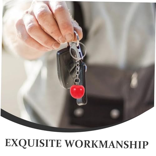 ELAYARD 16 Stück kreativer Schlüsselanhänger Lebensmittel-Schlüsselanhänger-Ornament Tasche Charme für Handtaschen Harzmetall rot ELAYARD 16 Stück kreativer Schlüsselanhänger Lebensmittel-Schlüsselanhänger-Ornament Tasche Charme für Handtaschen Harzmetall rot von ELAYARD