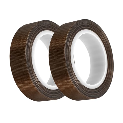ELAYARD 2 Rollen Hochtemperaturbeständiges Ptfe Hand Sealer Klebeband Isolierband Verschleißfest für Vakuumiergerät Industrielle Anwendungen ELAYARD 2 Rollen Hochtemperaturbeständiges Ptfe Hand Sealer Klebeband Isolierband Verschleißfest für Vakuumiergerät Industrielle Anwendungen von ELAYARD