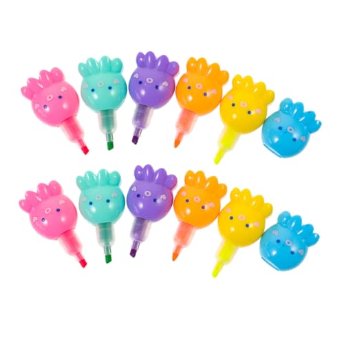 ELAYARD 2 Sätze Mini Octopus Highlighter Pens Stapelbare Fluoreszierende Marker Farbenfrohe Schreib Malstifte für Schüler Kreative DIY Projekte Schule Büro ELAYARD 2 Sätze Mini Octopus Highlighter Pens Stapelbare Fluoreszierende Marker Farbenfrohe Schreib Malstifte für Schüler Kreative DIY Projekte Schule Büro von ELAYARD