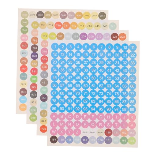 ELAYARD 2 Sätze Selbstklebende Farbnummer Aufkleber Vielseitige Nummernlabels für Diamantbild Malerei Kreuzstich Aufbewahrungsboxen Einfache Anwendung Farbige Klebezahlen für Präzise ELAYARD 2 Sätze Selbstklebende Farbnummer Aufkleber Vielseitige Nummernlabels für Diamantbild Malerei Kreuzstich Aufbewahrungsboxen Einfache Anwendung Farbige Klebezahlen für Präzise von ELAYARD