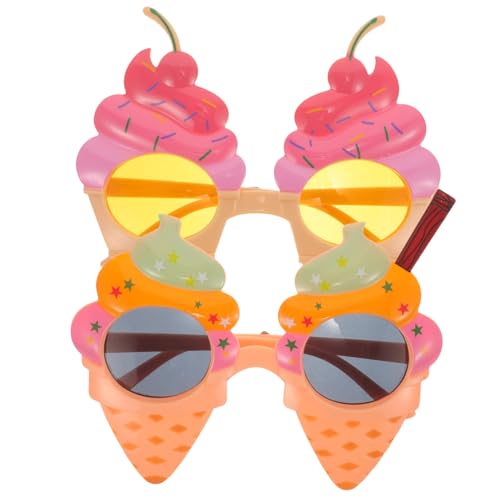 ELAYARD 2 Stück Hawaii Sonnenbrille Lustige Partybrille für Maskerade und Kostümpartys Sonnenbrillen als Dekoration für Geburtstagsfeiern und Musikfestivals von ELAYARD