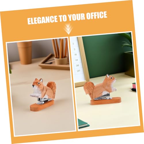 ELAYARD 2 Stück Mini Hefter Handtacker in Eichhörnchen-form Kompakter Handlicher Büroklammer-tacker für Kleine Papiere Tragbarer Kreativer Desktop-tacker für Schule und Büro ELAYARD 2 Stück Mini Hefter Handtacker in Eichhörnchen-form Kompakter Handlicher Büroklammer-tacker für Kleine Papiere Tragbarer Kreativer Desktop-tacker für Schule und Büro von ELAYARD