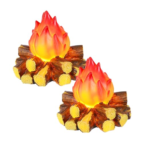 ELAYARD 2 Stück Simulierte Flammenlampe Dekor Realistische Flammeneffekt LED Lampe LED Holzscheit Design Lampe Feuersimulation Tischlampe Künstliche ELAYARD 2 Stück Simulierte Flammenlampe Dekor Realistische Flammeneffekt LED Lampe LED Holzscheit Design Lampe Feuersimulation Tischlampe Künstliche von ELAYARD