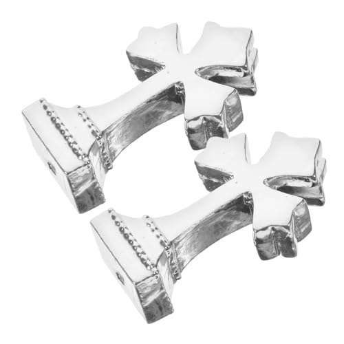 ELAYARD 2 Stück Wiederverwendbare Tischkartenhalter Resin Kreuzform Sitzkartenhalter Multifunktionaler Memo und Bildhalter für Hochzeitsdeko und Tischnummern von ELAYARD
