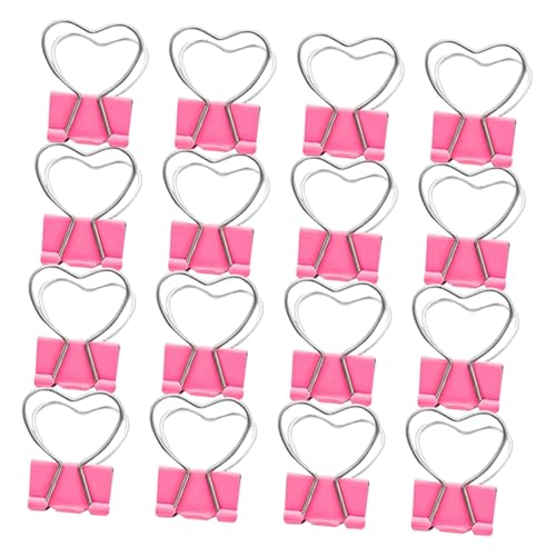 ELAYARD 20 Stück Rosa Herz Büroklammern aus Robustem Metall Kleine Binder Clips für Papierorganisation Praktisch Tragbar für Büro Schule und Geschenk ELAYARD 20 Stück Rosa Herz Büroklammern aus Robustem Metall Kleine Binder Clips für Papierorganisation Praktisch Tragbar für Büro Schule und Geschenk von ELAYARD