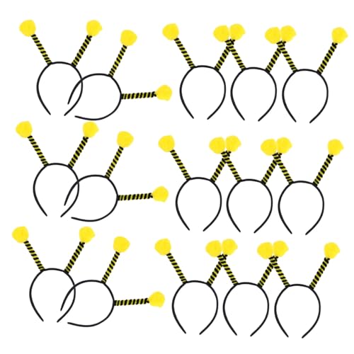 ELAYARD 20 Stück Teiliges Bienen antennen stirnband Leichtes Insekten kostümzubehör für Halloween Karneval und Cosplay Komfortable Bienenhaarreifen in Gelb schwarz für Mädchen und ELAYARD 20 Stück Teiliges Bienen antennen stirnband Leichtes Insekten kostümzubehör für Halloween Karneval und Cosplay Komfortable Bienenhaarreifen in Gelb schwarz für Mädchen und von ELAYARD