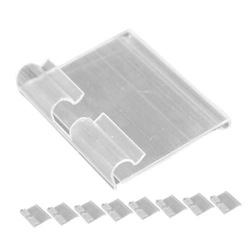 ELAYARD 20 Stück Teiliges Klarer PVC Preisschilder Aufsteller Transparenter Etikettenhalter für Regalschilder Widerstandsfähig Platzsparend für Supermarkt und Einzelhandel ELAYARD 20 Stück Teiliges Klarer PVC Preisschilder Aufsteller Transparenter Etikettenhalter für Regalschilder Widerstandsfähig Platzsparend für Supermarkt und Einzelhandel von ELAYARD