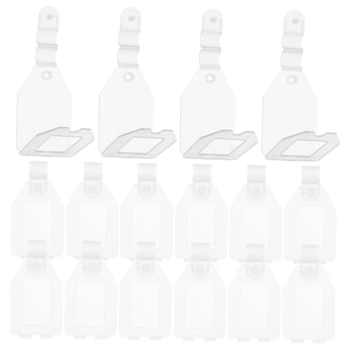 ELAYARD 20 Stück Teiliges Preisschildhalter aus Hochwertigem Kunststoff Halbdurchsichtig Multifunktional für Regal Preisschilder Geeignet für Supermärkte Einkaufszentren zur Effizienten ELAYARD 20 Stück Teiliges Preisschildhalter aus Hochwertigem Kunststoff Halbdurchsichtig Multifunktional für Regal Preisschilder Geeignet für Supermärkte Einkaufszentren zur Effizienten von ELAYARD