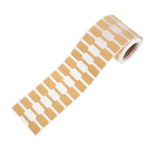 ELAYARD 2000 Stück Selbstklebende Schmuck Preisschild Etiketten Rechteckige Blanko Aufkleber für Ringe Halsketten Armbänder Ohrringe Schmuckdisplay und Preiskennzeichnung von ELAYARD