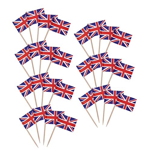 ELAYARD 200stücke Zahnstocher-flaggen Dekorative Cupcake-deko Mit Britischen Nationalflaggen Für Partys Geburtstage Und Feiern Für Kuchen Und Snacks ELAYARD 200stücke Zahnstocher-flaggen Dekorative Cupcake-deko Mit Britischen Nationalflaggen Für Partys Geburtstage Und Feiern Für Kuchen Und Snacks von ELAYARD