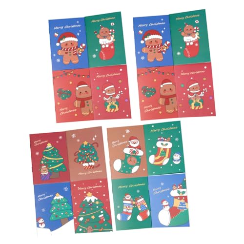 ELAYARD 24 Stück Teiliges Weihnachts Notizbuch Softcover mit Bunten Cartoon Motiven Tragbare Schreibhefte für Schule Büro Tagebuch Zufällige Designs mit Lebkuchenmann ELAYARD 24 Stück Teiliges Weihnachts Notizbuch Softcover mit Bunten Cartoon Motiven Tragbare Schreibhefte für Schule Büro Tagebuch Zufällige Designs mit Lebkuchenmann von ELAYARD