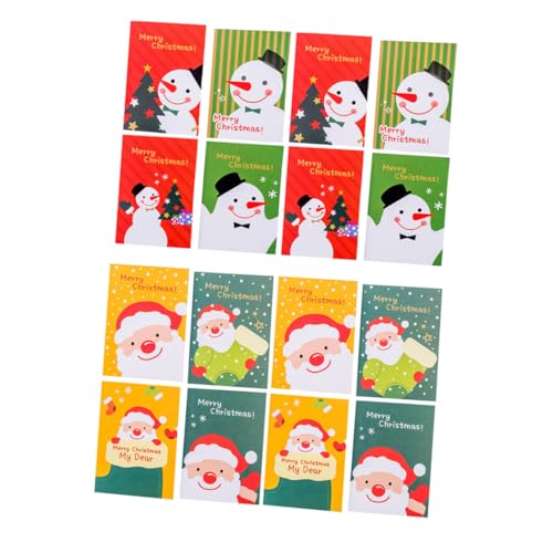 ELAYARD 24 Stück Teiliges Weihnachts Pocket Notizbuch Cartoon Design mit Weihnachtsmann und Schneemann Kleine Niedliche Notizblöcke für Schule Tagebuch Kreative Notizen und Geschenke von ELAYARD