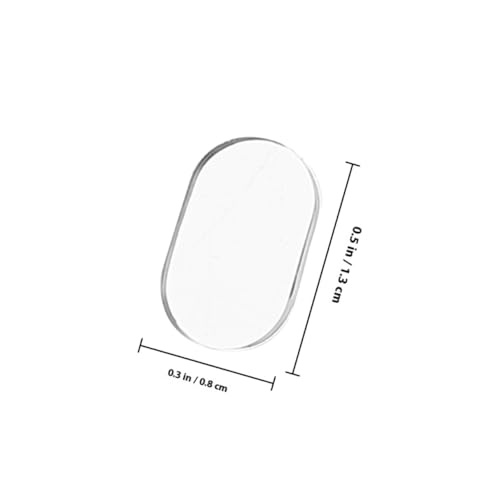 ELAYARD 240 Stück Doppelseitige Transparente Klebepunkte Abnehmbare Starke Montagekleber Rundes Klebeband für Bastelarbeiten Luftballons Poster Sicherer Acrylkleber für Zuhause und Büro von ELAYARD