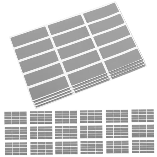 ELAYARD 25 Blatt Rechteckige Scratch Off Sticker Labels für DIY Überraschungen Geschenk Gewinnkarten Abziehbare Rubbellabels für Spaß bei Events und Familienaktivitäten von ELAYARD