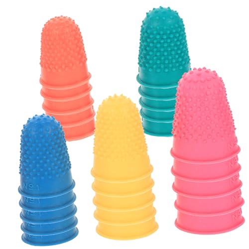 ELAYARD 25 Stück Teiliges Rutschfeste Gummifingerlinge mit Verdicktem Schutz Elastische Fingerhüllen für Arbeit Basteln und Fingerschutz bei Schneiden und Feinen Zufällige Zufällige Farbe ELAYARD 25 Stück Teiliges Rutschfeste Gummifingerlinge mit Verdicktem Schutz Elastische Fingerhüllen für Arbeit Basteln und Fingerschutz bei Schneiden und Feinen Zufällige Zufällige Farbe von ELAYARD
