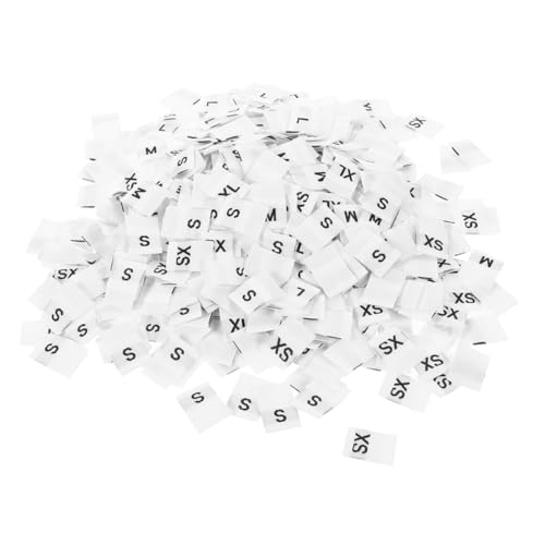 ELAYARD 250 Stück Waschbare Größenetiketten aus Klare Drucke Robust zum Annähen Vielseitige Kleidungsetiketten Xs bis Xl Praktische Selbstgenähte Labels für Textilien ELAYARD 250 Stück Waschbare Größenetiketten aus Klare Drucke Robust zum Annähen Vielseitige Kleidungsetiketten Xs bis Xl Praktische Selbstgenähte Labels für Textilien von ELAYARD