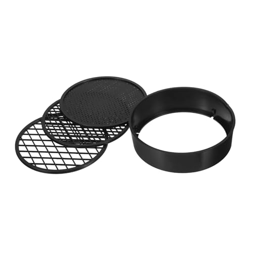 ELAYARD 3 Stück Bodensieb werkzeug Blumentopf-Bildschirm Laborgeräte und Zubehör Schüttelformen für Epoxidharz Bildschirmhalterung Spline Spulenprüfgerät Plastik Black ELAYARD 3 Stück Bodensieb werkzeug Blumentopf-Bildschirm Laborgeräte und Zubehör Schüttelformen für Epoxidharz Bildschirmhalterung Spline Spulenprüfgerät Plastik Black von ELAYARD