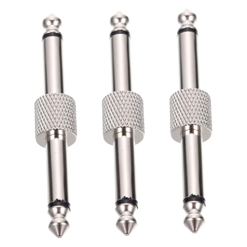 ELAYARD 3 Stück Teiliges Gitarren Effekt Pedal Adapter Silber Praktischer Effects Pedal Koppler Kompatibel mit Meisten Marken Einfache Installation Geräuscharm Langlebig für von ELAYARD