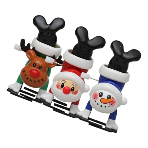 ELAYARD 3 Stück Weihnachts Wind Up Teilig mit Rentier Weihnachtsmann und Schneemann Lustige Aufziehfiguren aus Sicherem Kleine Party Mitgebsel und Geschenkideen für Weihnachten ELAYARD 3 Stück Weihnachts Wind Up Teilig mit Rentier Weihnachtsmann und Schneemann Lustige Aufziehfiguren aus Sicherem Kleine Party Mitgebsel und Geschenkideen für Weihnachten von ELAYARD