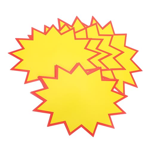 ELAYARD 30 Stück Teiliges Gelbe Leere aufkleber Preisschilder aus Papier für Supermarkt Werbung Vielseitige Markierungsschilder für Party Restaurant Organisation und Dekoration ELAYARD 30 Stück Teiliges Gelbe Leere aufkleber Preisschilder aus Papier für Supermarkt Werbung Vielseitige Markierungsschilder für Party Restaurant Organisation und Dekoration von ELAYARD