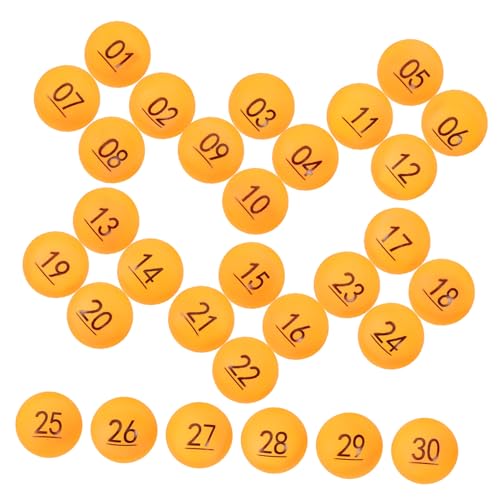 ELAYARD 30 Stück Teiliges Nummerierte Raffle bälle aus Robustem Kunststoff Farbige Lotteriebälle Leichte Spielrequisiten für Party Ziehungen und Unterhaltungsaktivitäten ELAYARD 30 Stück Teiliges Nummerierte Raffle bälle aus Robustem Kunststoff Farbige Lotteriebälle Leichte Spielrequisiten für Party Ziehungen und Unterhaltungsaktivitäten von ELAYARD