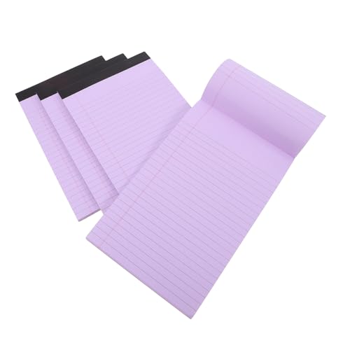 ELAYARD 4 Stück Teiliges Legal Pad Liniert Abreißbar Notizblock mit Kompaktem Design für Bürobedarf und Schreibwaren Leicht Tragbar für To do listen und Tägliche Notizen ELAYARD 4 Stück Teiliges Legal Pad Liniert Abreißbar Notizblock mit Kompaktem Design für Bürobedarf und Schreibwaren Leicht Tragbar für To do listen und Tägliche Notizen von ELAYARD