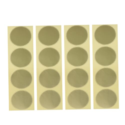 ELAYARD 40 Stück Runde Gezackte Spitzen Klebeetiketten Selbstklebend Stark Haftend für DIY Scrapbook Geschenkverpackung Notizbuch Dekoration Goldfarben Kreative Bastelaufkleber ELAYARD 40 Stück Runde Gezackte Spitzen Klebeetiketten Selbstklebend Stark Haftend für DIY Scrapbook Geschenkverpackung Notizbuch Dekoration Goldfarben Kreative Bastelaufkleber von ELAYARD