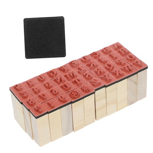 ELAYARD 40 Stück Teiliges Holzstempel mit Buchstaben und Zahlen Kompakte Scrapbooking Stempel für DIY Karten Tagebücher und Bastelprojekte Vielseitig Einsetzbar Platzsparend und Leicht zu ELAYARD 40 Stück Teiliges Holzstempel mit Buchstaben und Zahlen Kompakte Scrapbooking Stempel für DIY Karten Tagebücher und Bastelprojekte Vielseitig Einsetzbar Platzsparend und Leicht zu von ELAYARD