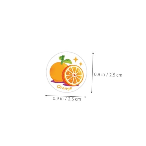 ELAYARD 5 Rollen Obstaufkleber Selbstklebend Stark Haftend Runde Früchte Sticker Für Basteln Scrapbooking Lehrer Belohnung Aufkleber Für Verpackung Umschläge Kreative Dekoration ELAYARD 5 Rollen Obstaufkleber Selbstklebend Stark Haftend Runde Früchte Sticker Für Basteln Scrapbooking Lehrer Belohnung Aufkleber Für Verpackung Umschläge Kreative Dekoration von ELAYARD
