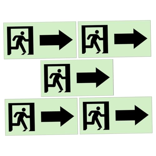 ELAYARD 5 Stück Praktische Nachtleuchtende Richtungspfeile Aufkleber Selbstklebend Entfernbare Wandtattoos Für Schule Einkaufszentrum Flache Glatte Oberflächen PVC Material ELAYARD 5 Stück Praktische Nachtleuchtende Richtungspfeile Aufkleber Selbstklebend Entfernbare Wandtattoos Für Schule Einkaufszentrum Flache Glatte Oberflächen PVC Material von ELAYARD