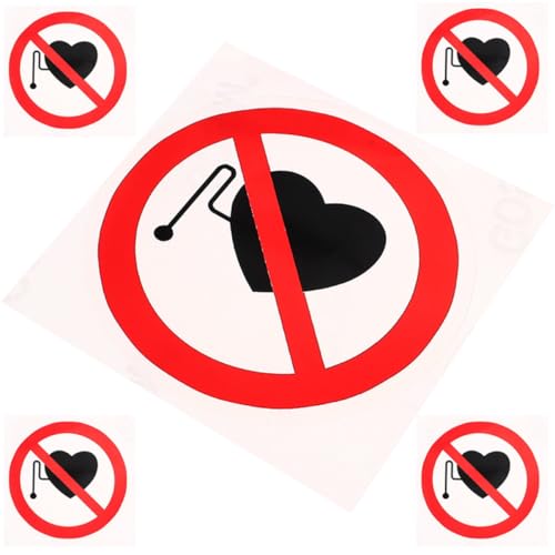 ELAYARD 5 Stück Runde Warnaufkleber Ømm Selbstklebend Vinyl Sicherheitskennzeichen für Glatte Oberflächen zur Unfallvermeidung und Sicherheitshinweis ELAYARD 5 Stück Runde Warnaufkleber Ømm Selbstklebend Vinyl Sicherheitskennzeichen für Glatte Oberflächen zur Unfallvermeidung und Sicherheitshinweis von ELAYARD