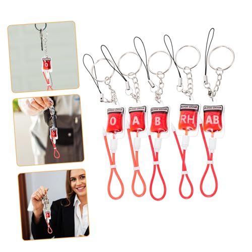 ELAYARD 5 Stück Schlüsselanhänger Mit Horror Halloween-vampir-schlüsselanhänger Halloween-vampir-partygeschenk Schlüsselhalter Taschenstil -anhänger Geldbörse Gotisch Rot Metall ELAYARD 5 Stück Schlüsselanhänger Mit Horror Halloween-vampir-schlüsselanhänger Halloween-vampir-partygeschenk Schlüsselhalter Taschenstil -anhänger Geldbörse Gotisch Rot Metall von ELAYARD