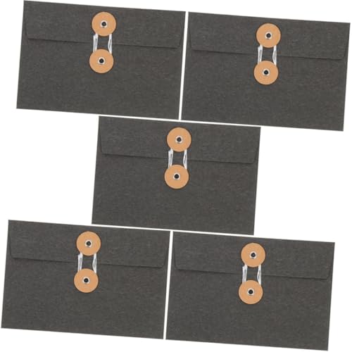 ELAYARD 5 Stück Teiliges Dicke Kraftpapier Umschläge mit Bindverschluss Stabile Multifunktionale Aufbewahrungstaschen für Büro Schule Postkarten und Dokumente Recycelbar und ELAYARD 5 Stück Teiliges Dicke Kraftpapier Umschläge mit Bindverschluss Stabile Multifunktionale Aufbewahrungstaschen für Büro Schule Postkarten und Dokumente Recycelbar und von ELAYARD