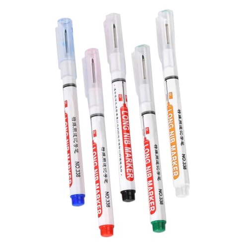 ELAYARD 5 Stück Teiliges Holzhandwerker Marker Stifte Wasserfest Schnelltrocknend Geeignet für Tieflochmarkierung Metall Holz Glas und Gummi für Bau und Industriearbeiten ELAYARD 5 Stück Teiliges Holzhandwerker Marker Stifte Wasserfest Schnelltrocknend Geeignet für Tieflochmarkierung Metall Holz Glas und Gummi für Bau und Industriearbeiten von ELAYARD