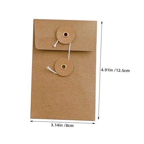ELAYARD 5 Stück Teiliges Quadratische Kraftpapier Umschläge mit Fadenverschluss Stabile Handgemachte Dokumenten und Kartenaufbewahrungstaschen Vielseitig für Einladungen Fotos und Kleine ELAYARD 5 Stück Teiliges Quadratische Kraftpapier Umschläge mit Fadenverschluss Stabile Handgemachte Dokumenten und Kartenaufbewahrungstaschen Vielseitig für Einladungen Fotos und Kleine von ELAYARD