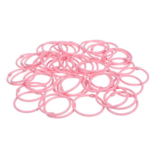 ELAYARD 50 Stück Metall Binder Ringe Innen Ø Rosa Kleine Binder Ring Clips für Lose Karteikarten Notizbücher Vielseitig als Schlüsselringe für Büro Schule Zuhause ELAYARD 50 Stück Metall Binder Ringe Innen Ø Rosa Kleine Binder Ring Clips für Lose Karteikarten Notizbücher Vielseitig als Schlüsselringe für Büro Schule Zuhause von ELAYARD