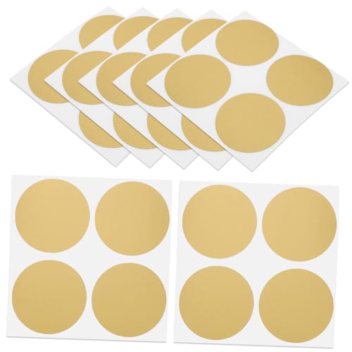 ELAYARD 50 Stück Runde Scratch Off Sticker Goldene Kratzetiketten DIY Partydeko für Geburtstag Hochzeit Spiele Gewinnkarten Selbstklebend zum Freirubbeln ELAYARD 50 Stück Runde Scratch Off Sticker Goldene Kratzetiketten DIY Partydeko für Geburtstag Hochzeit Spiele Gewinnkarten Selbstklebend zum Freirubbeln von ELAYARD