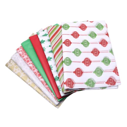 ELAYARD 50 Stück Teiliges Weihnachts Geschenkpapier Großformatiges Buntes Tissue Paper mit Festlichen Mustern für Geschenkverpackung Basteln Partydeko und Kreative DIY Anwendungen von ELAYARD