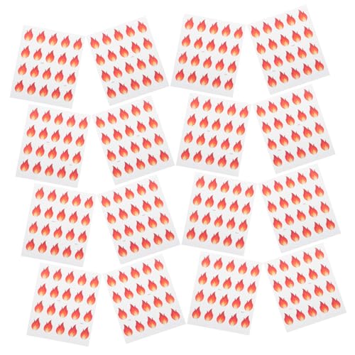 ELAYARD 500 Stück Kleine Feuerförmige Aufkleber Wasserfest Starke Klebekraft für Scrapbooking DIY Dekoration und Gewürzgläser Etiketten Hitzebeständig Kreative Flammen Sticker ELAYARD 500 Stück Kleine Feuerförmige Aufkleber Wasserfest Starke Klebekraft für Scrapbooking DIY Dekoration und Gewürzgläser Etiketten Hitzebeständig Kreative Flammen Sticker von ELAYARD