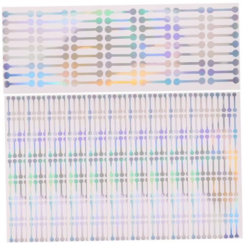 ELAYARD 500 Stück Siegelaufkleber PVC Gold Silber Tamper evident für Kosmetikflaschen Ätherische Ölflaschen Tuben und Geschenkverpackungen Selbstklebend Dekorativ und Vielseitig von ELAYARD