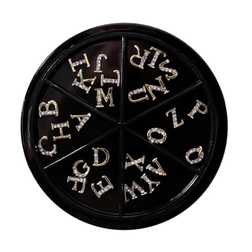 ELAYARD 52 Stück Teiliges Buchstaben nagel charm Langlebiger Legierung mit Funkelnden Strasssteinen DIY Nail Art Dekoration für Maniküre Einfach Anzuwenden Geeignet für Professionelle und ELAYARD 52 Stück Teiliges Buchstaben nagel charm Langlebiger Legierung mit Funkelnden Strasssteinen DIY Nail Art Dekoration für Maniküre Einfach Anzuwenden Geeignet für Professionelle und von ELAYARD